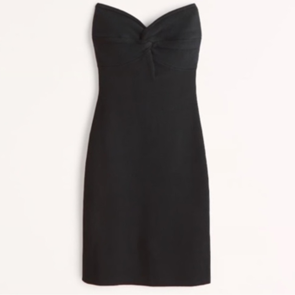 Abercrombie Knit Mini Black Dress